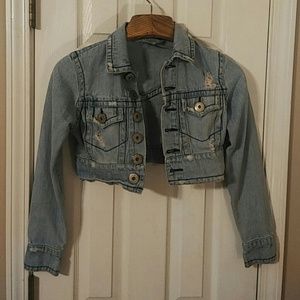 Jean jacket crop